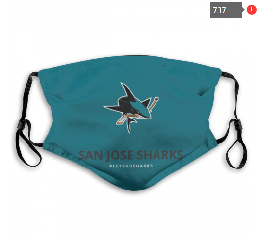 NHL San Jose Sharks #14 Dust mask with filter->nba dust mask->Sports Accessory